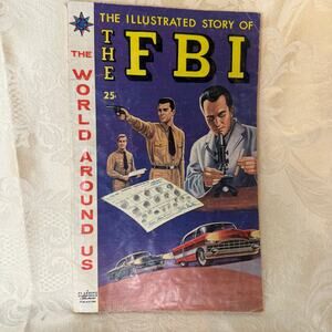 1959 FBI Comic The World Around Us #6 Classics Illustrated Vintage